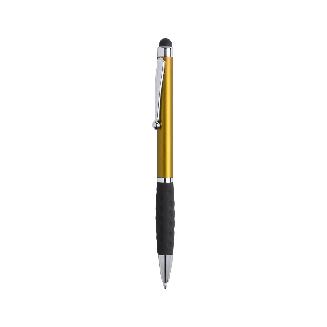 Pix cu stylus pentru ecrane tactile Sagur galben