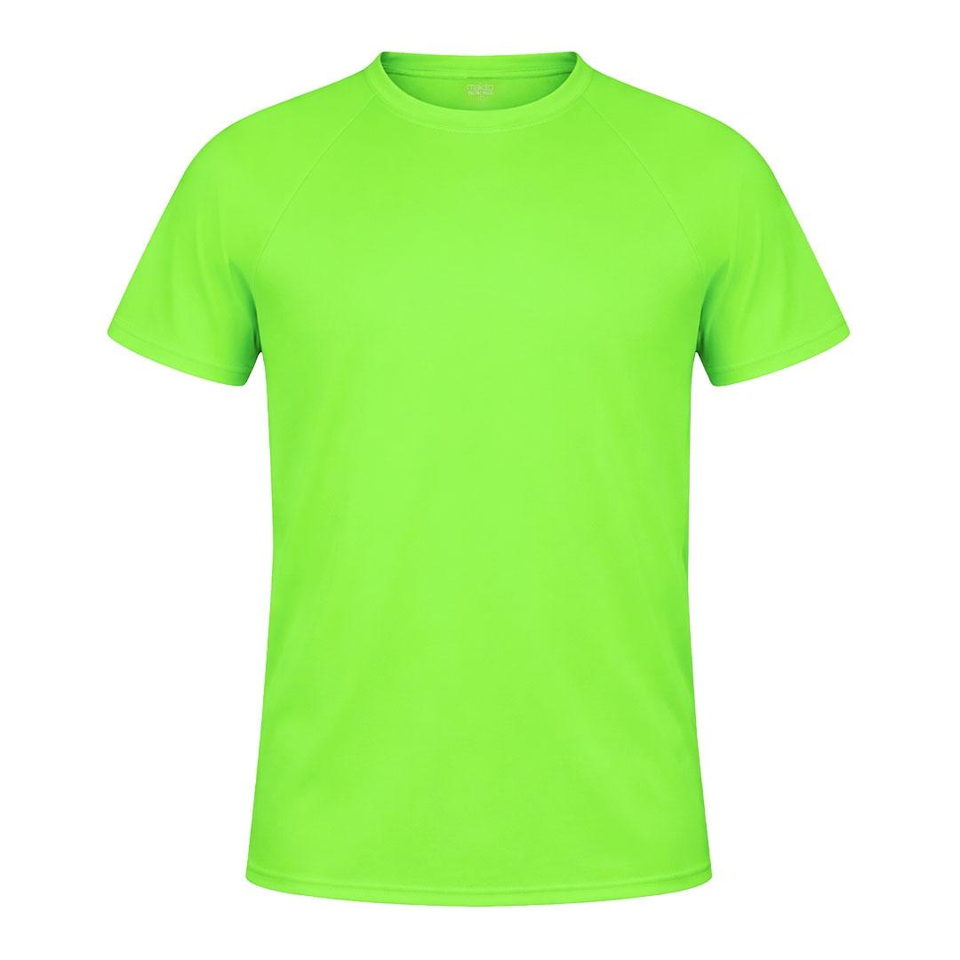 Tricou tehnic pentru adulți Plus verde fluorescent M