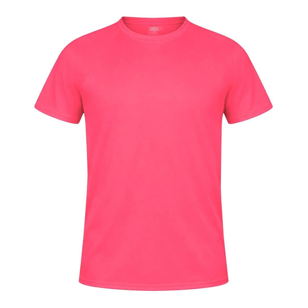 Tricou tehnic pentru adulți Plus roz fluorescent M