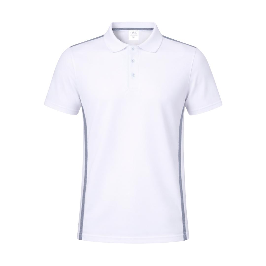 Tricou polo tehnic Barclex alb L