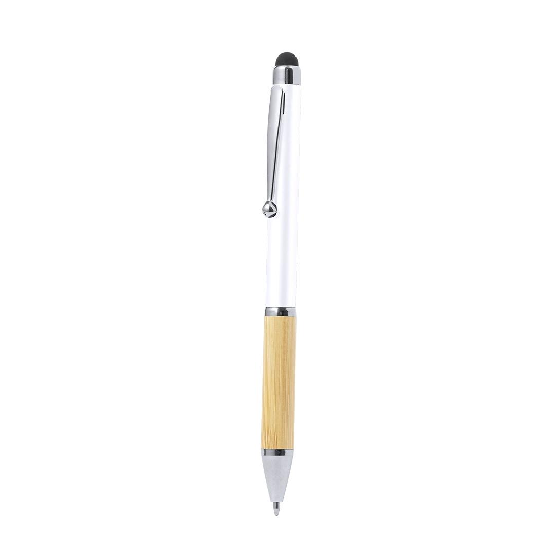 Pix cu stylus pentru ecrane tactile Zadron alb