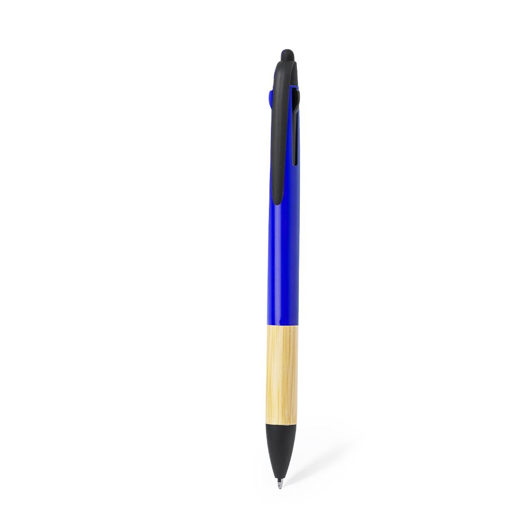 Pix cu stylus pentru ecrane tactile Milok albastru