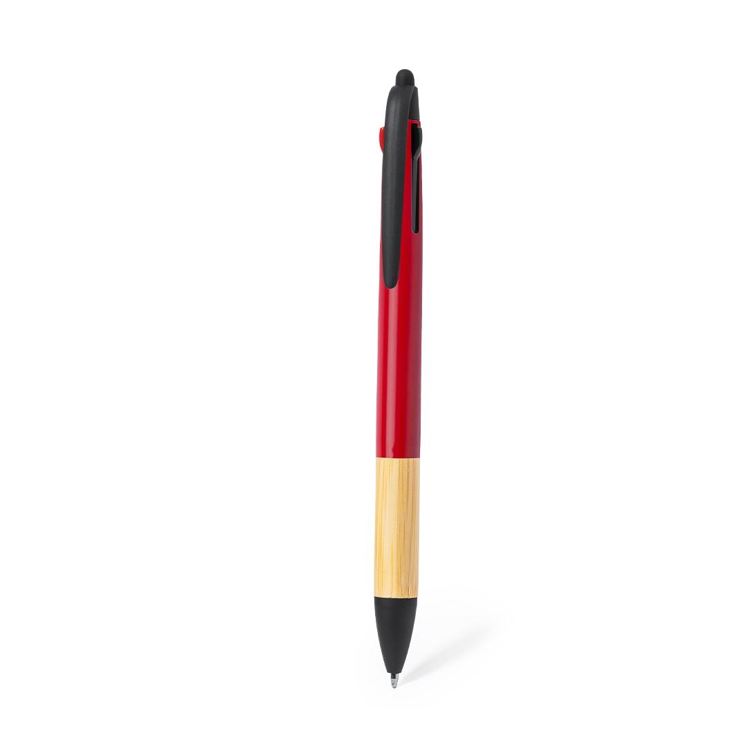 Pix cu stylus pentru ecrane tactile Milok roșu