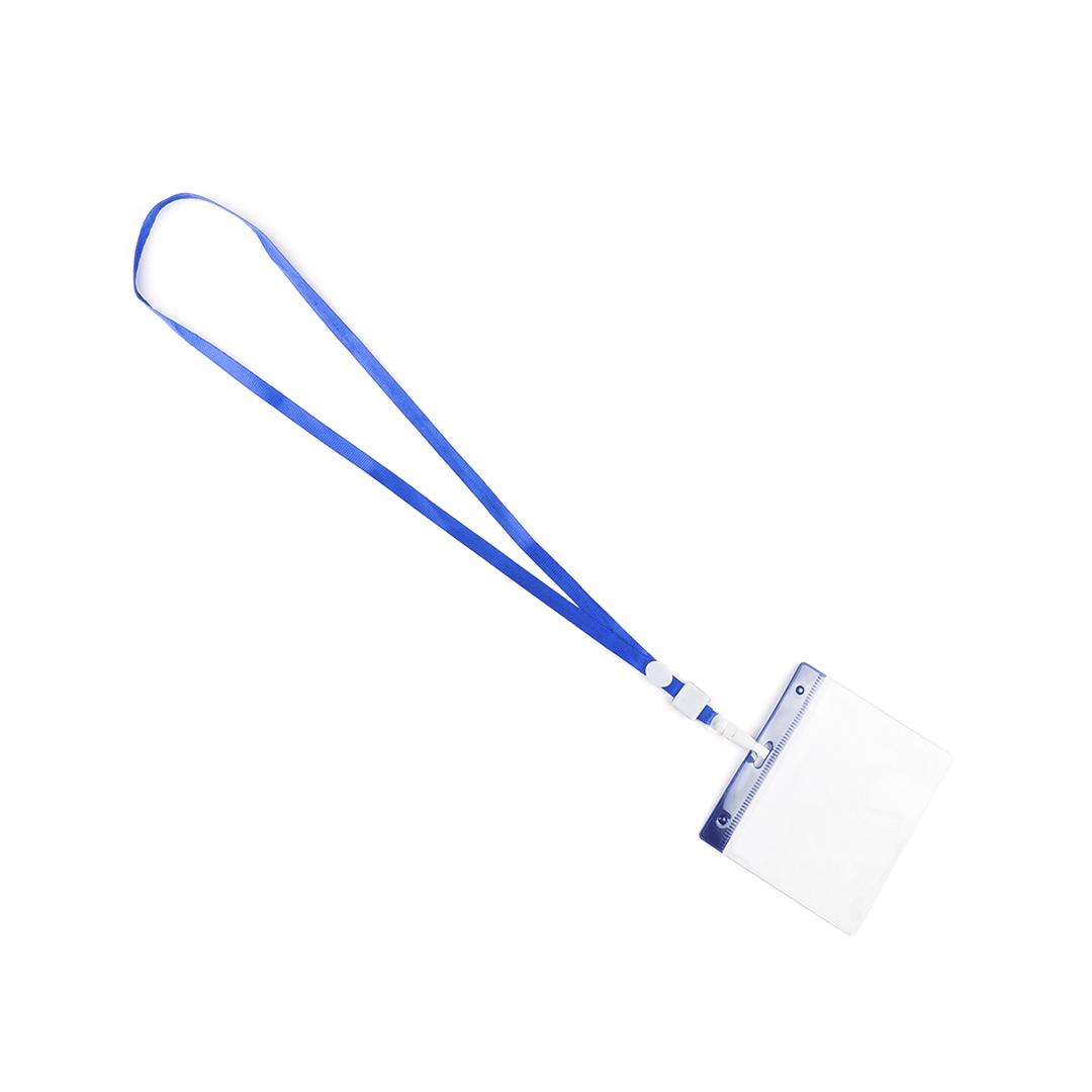 Lanyard cu suport pentru ecuson Maes albastru