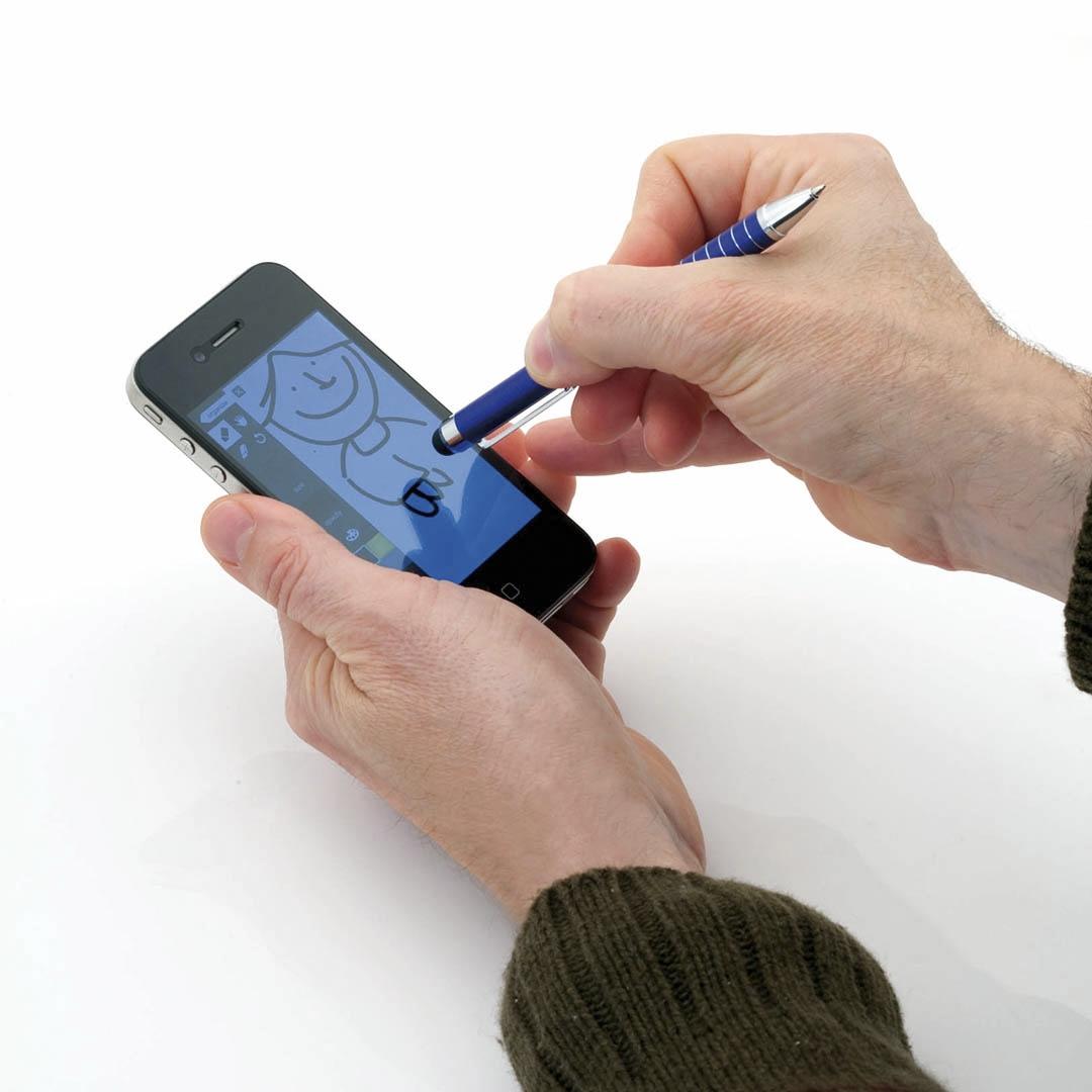 Pix cu stylus pentru ecrane tactile Minox alb