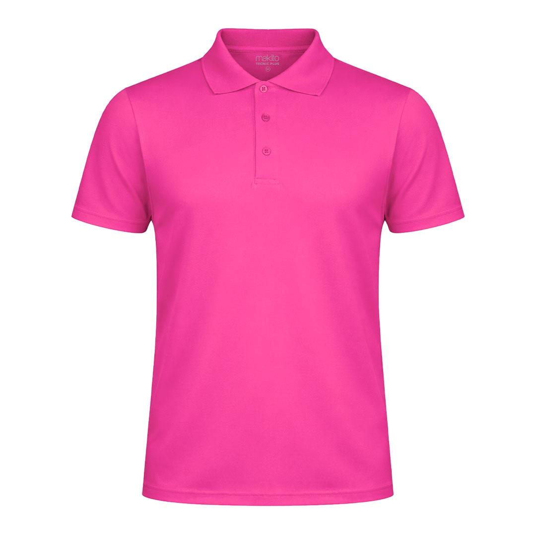 Tricou polo tehnic Plus fucsia XXL