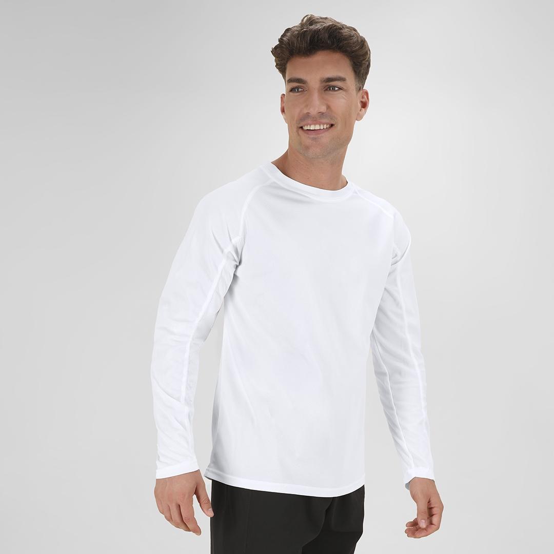 Tricou tehnic pentru adulți Maik galben S