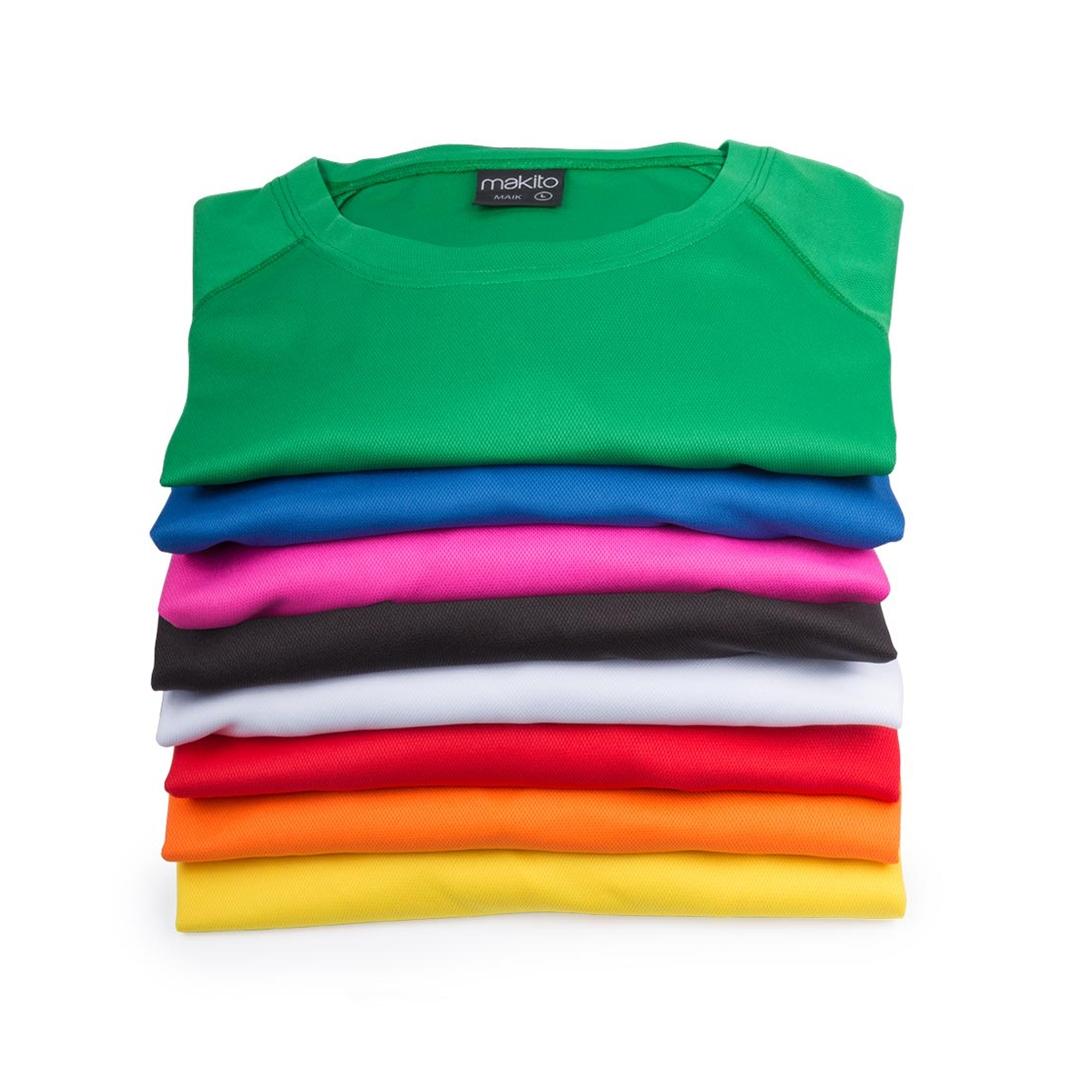 Tricou tehnic pentru adulți Maik galben S