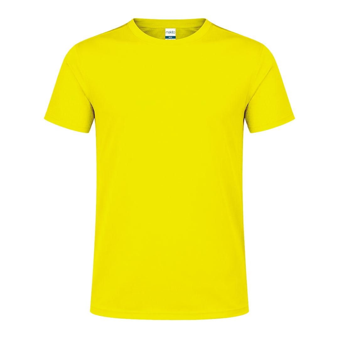 Tricou tehnic pentru adulți Rox galben fluorescent L