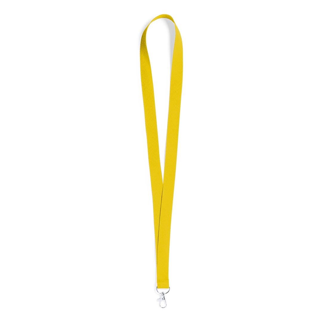 Lanyard pentru gât Neck galben