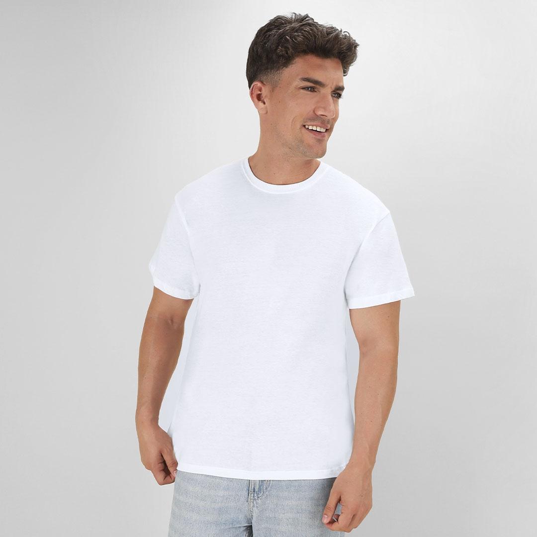 Tricou alb pentru adulți Keya alb XXL