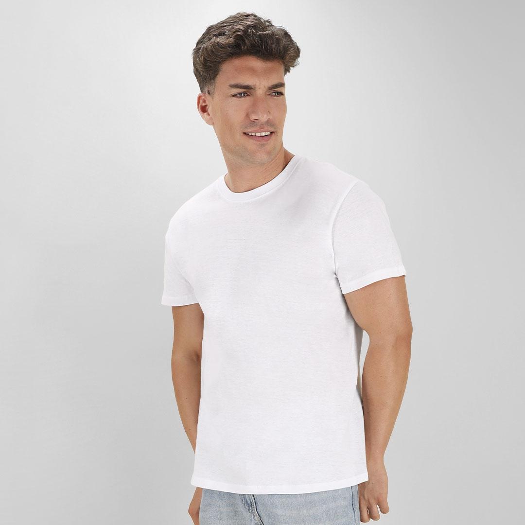 Tricou alb pentru adulți Keya alb L