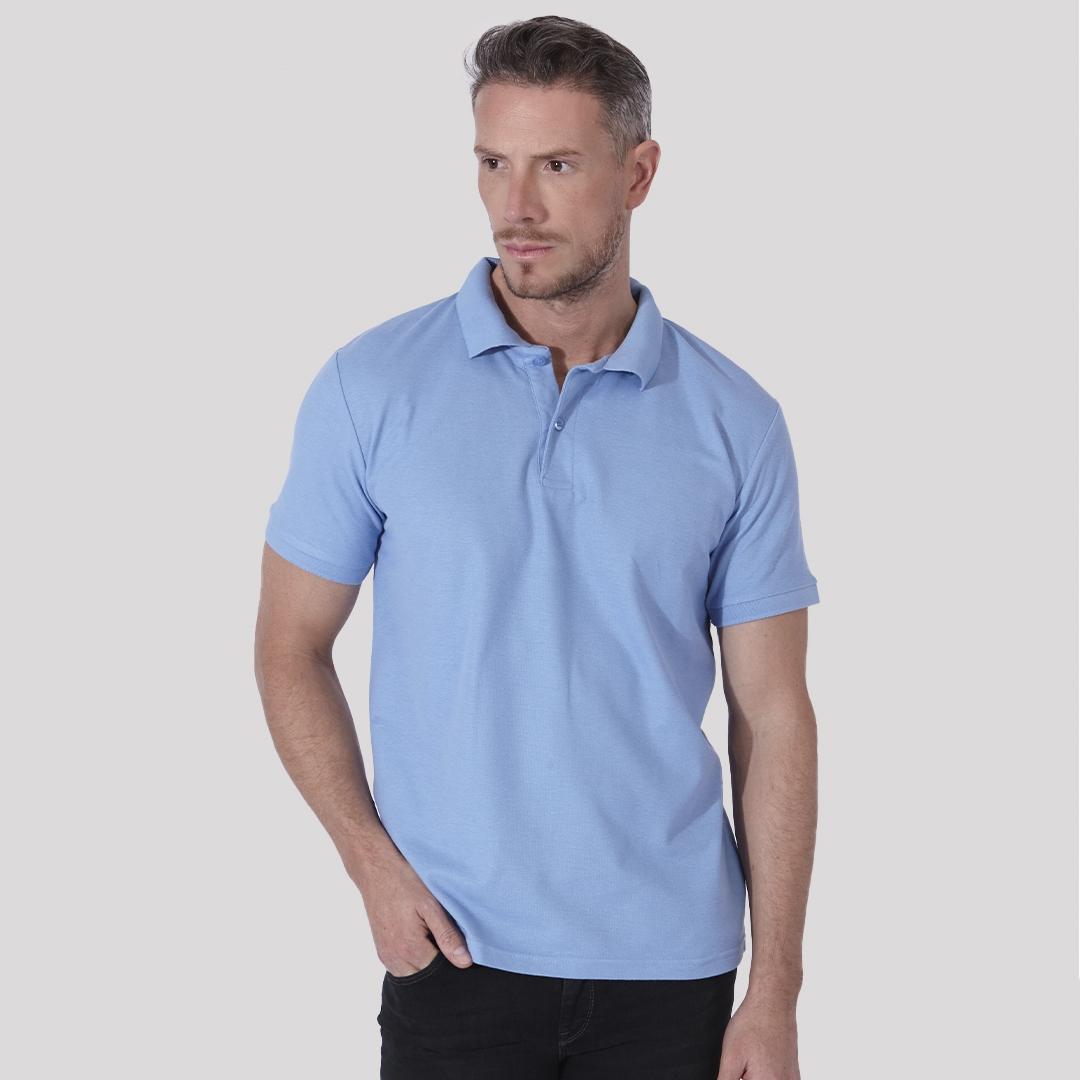 Tricou polo colorat pentru adulți Keya galben L