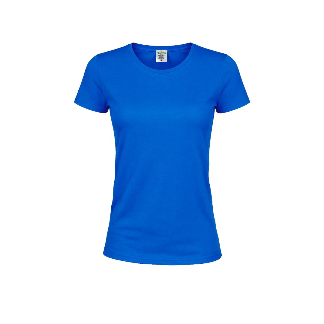 Tricou colorat pentru femei Keya albastru XXL