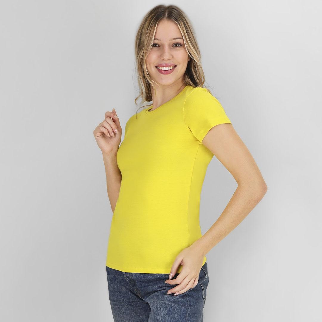 Tricou colorat pentru femei Keya roz XXL