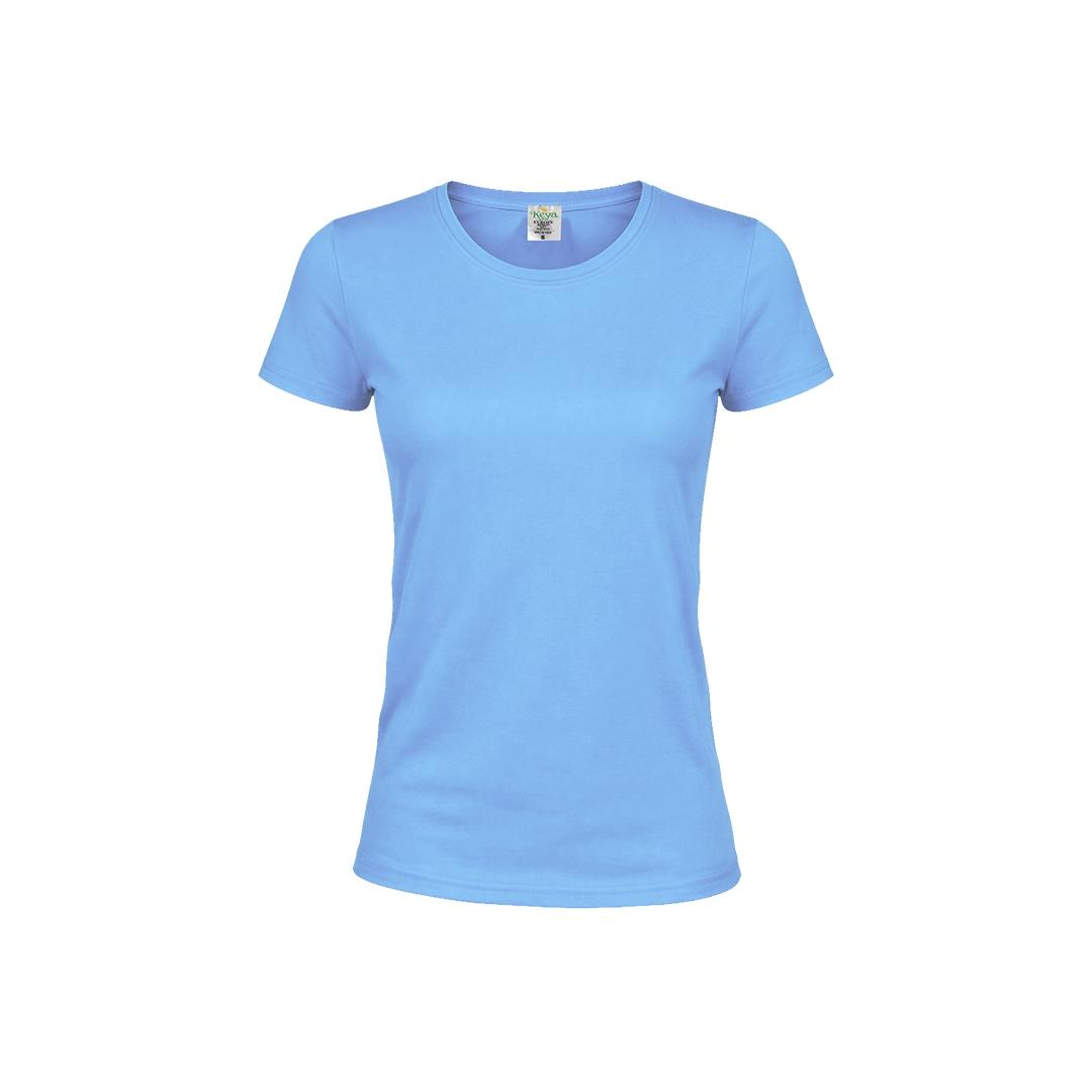 Tricou colorat pentru femei Keya albastru deschis XL
