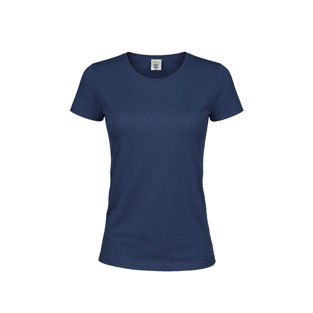 Tricou colorat pentru femei Keya albastru marină XL