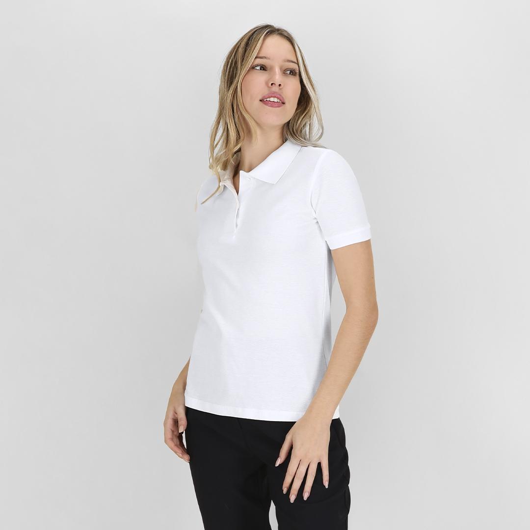 Tricou polo alb pentru femei Keya alb M