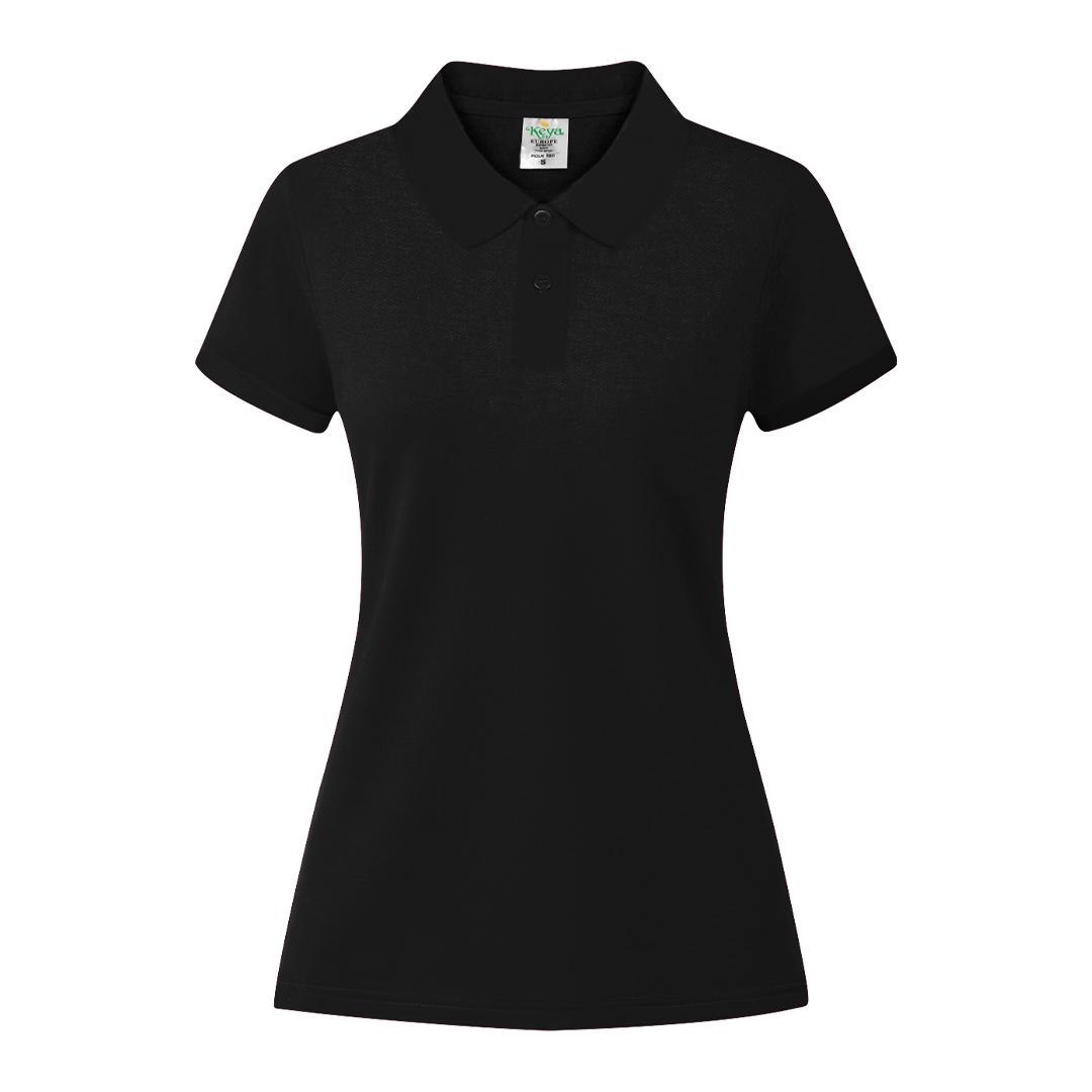 Tricou polo colorat pentru femei Keya negru XXL
