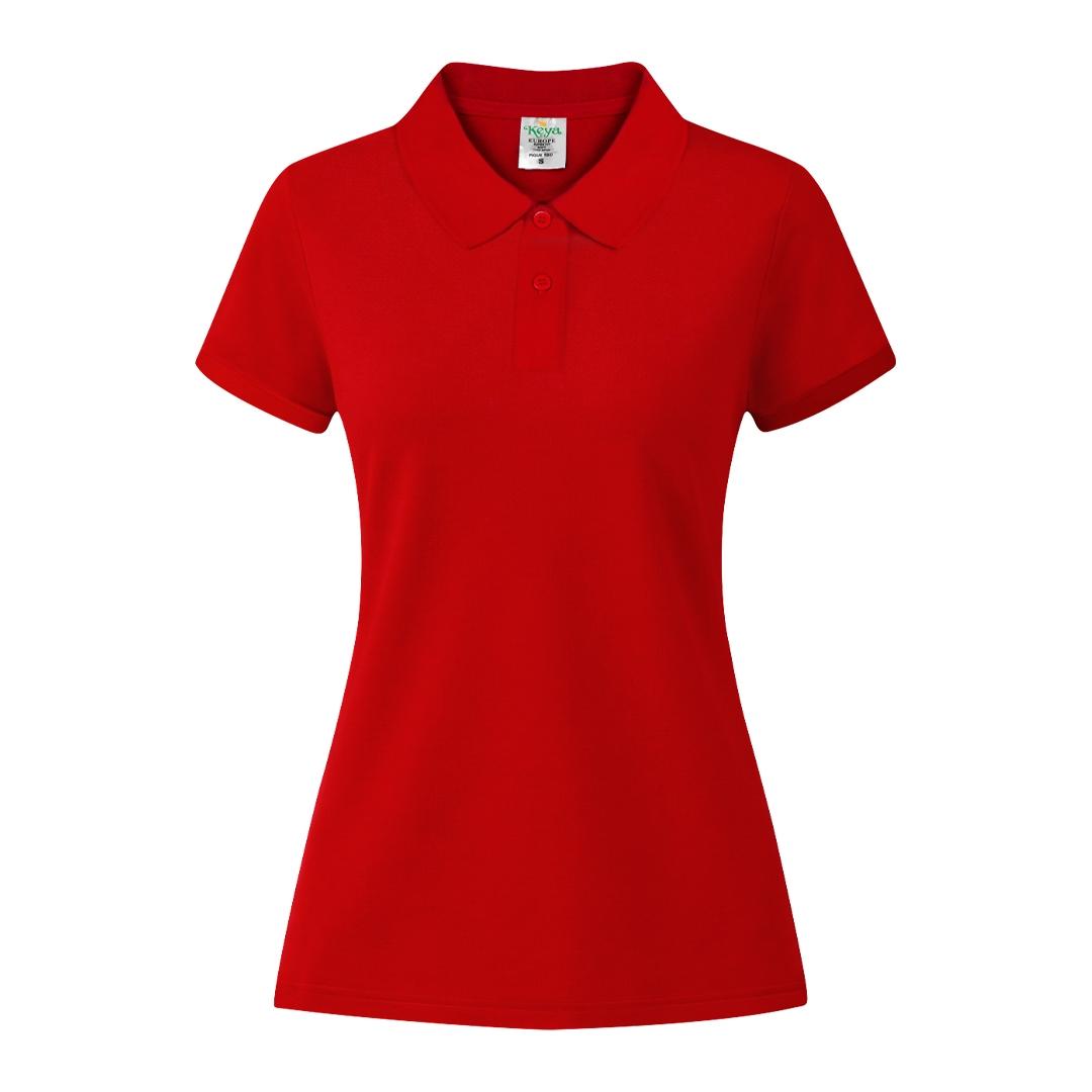 Tricou polo colorat pentru femei Keya roșu XXL
