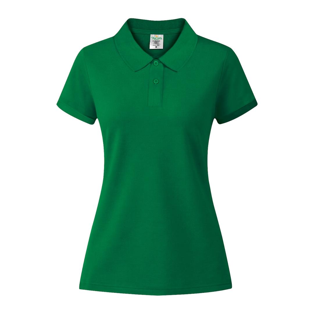 Tricou polo colorat pentru femei Keya verde XXL