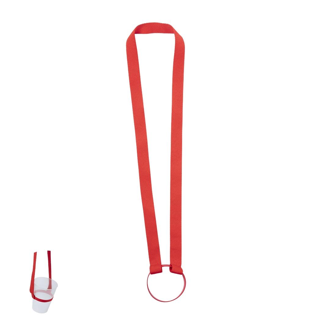 Suport de pahar cu Lanyard Frinly albastru deschis