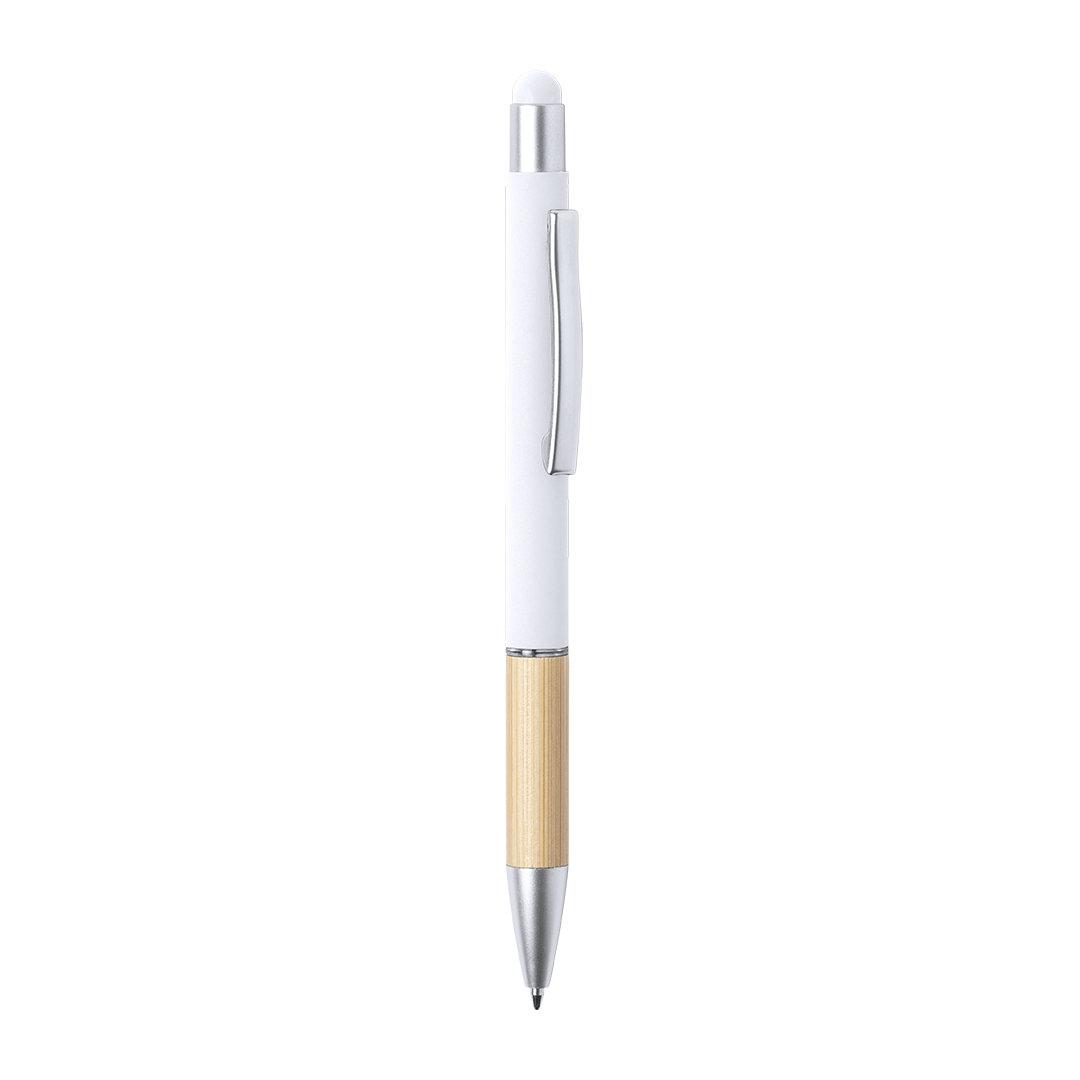 Pix cu stylus pentru ecrane tactile Zabox alb