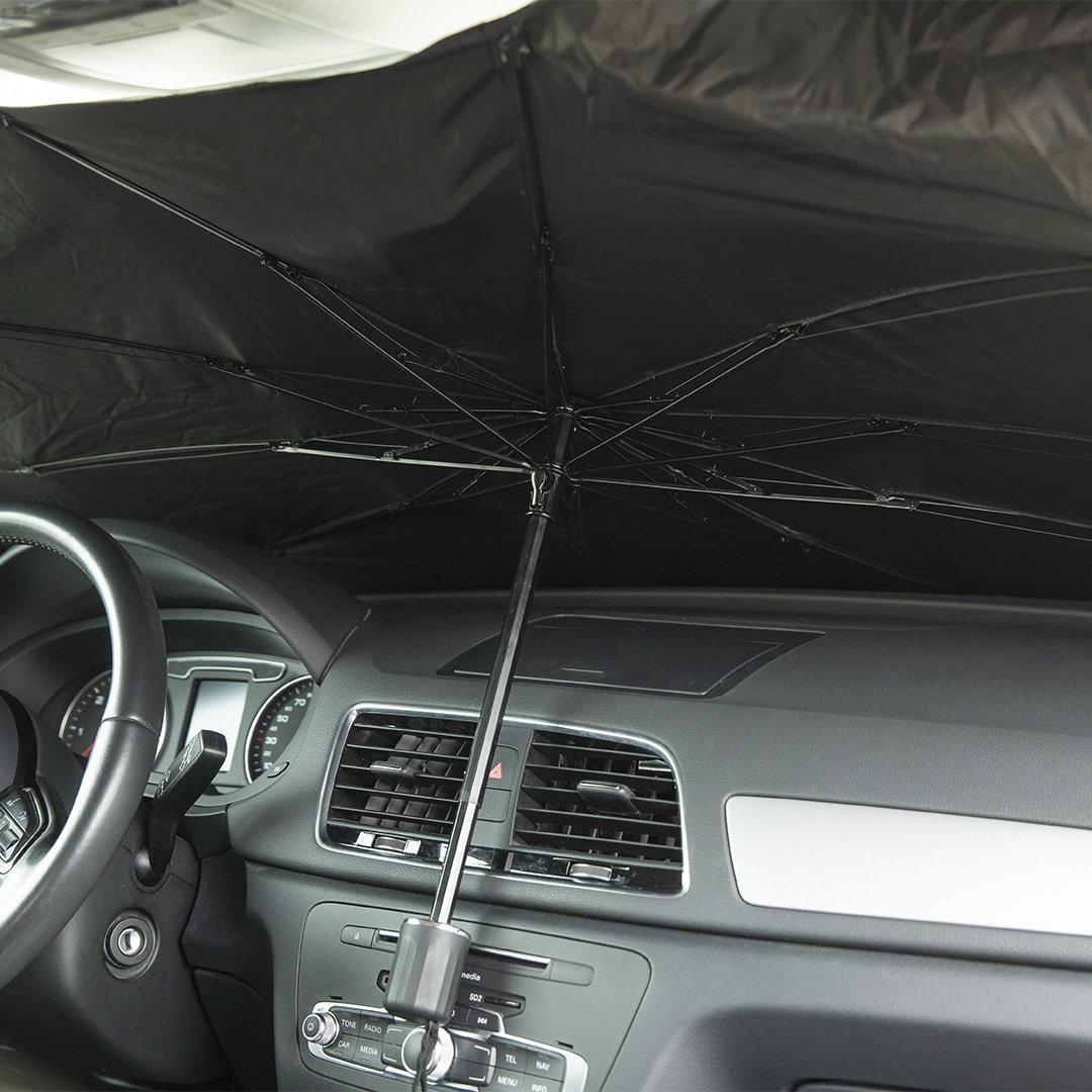 Parasolar auto Birdy negru