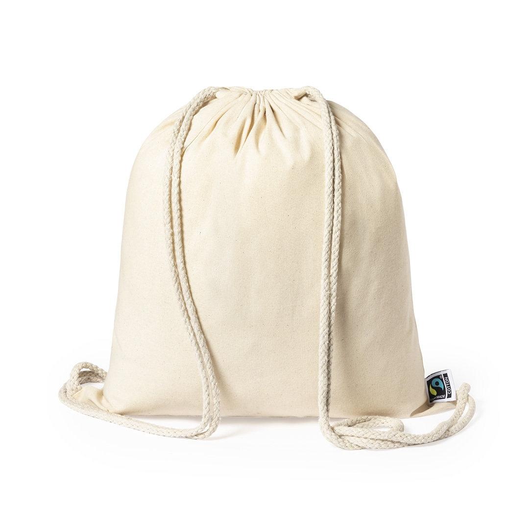 Sac cu șnur Sanfer Fairtrade natural