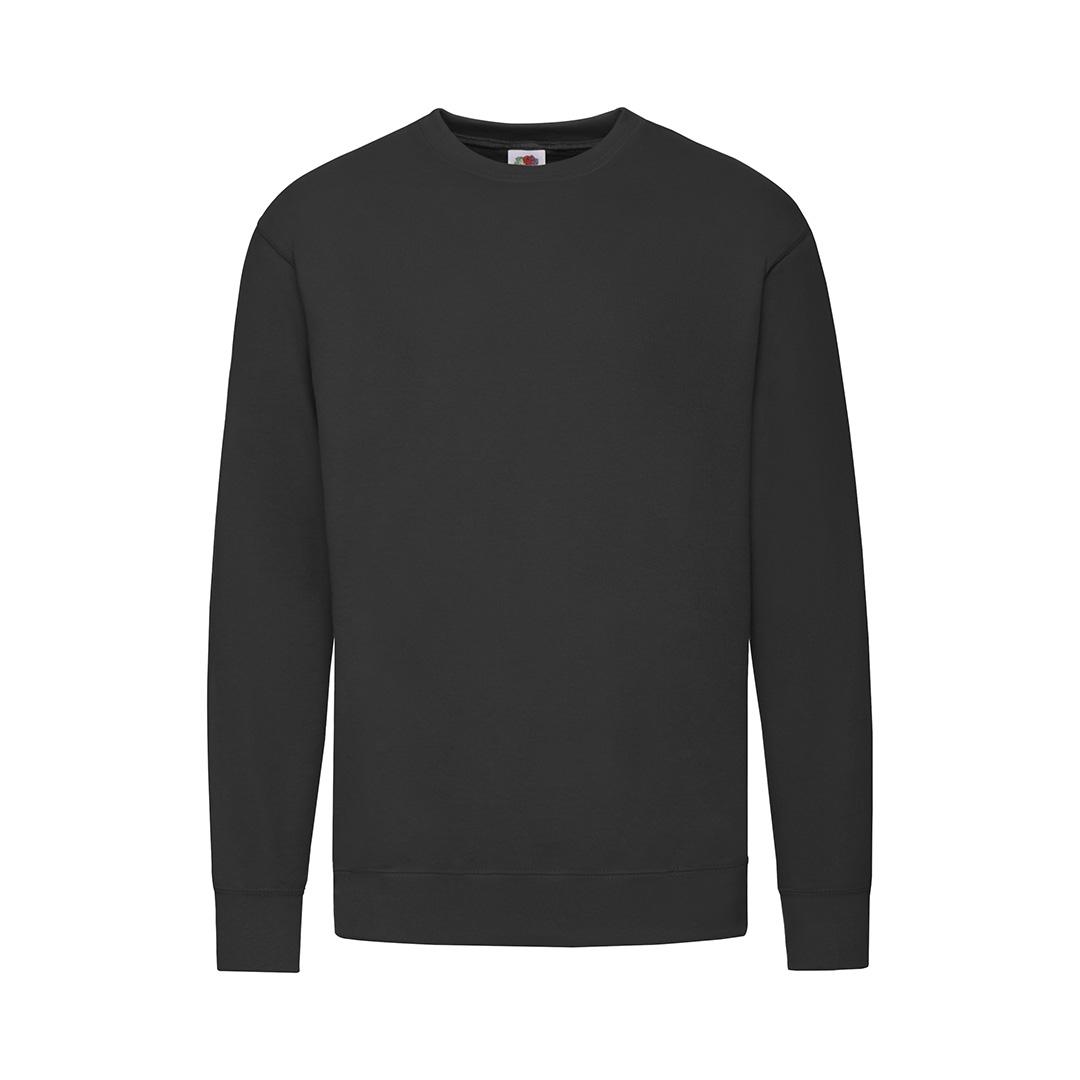 Hanorac subțire pentru adulți Lightweight Set-In S negru L