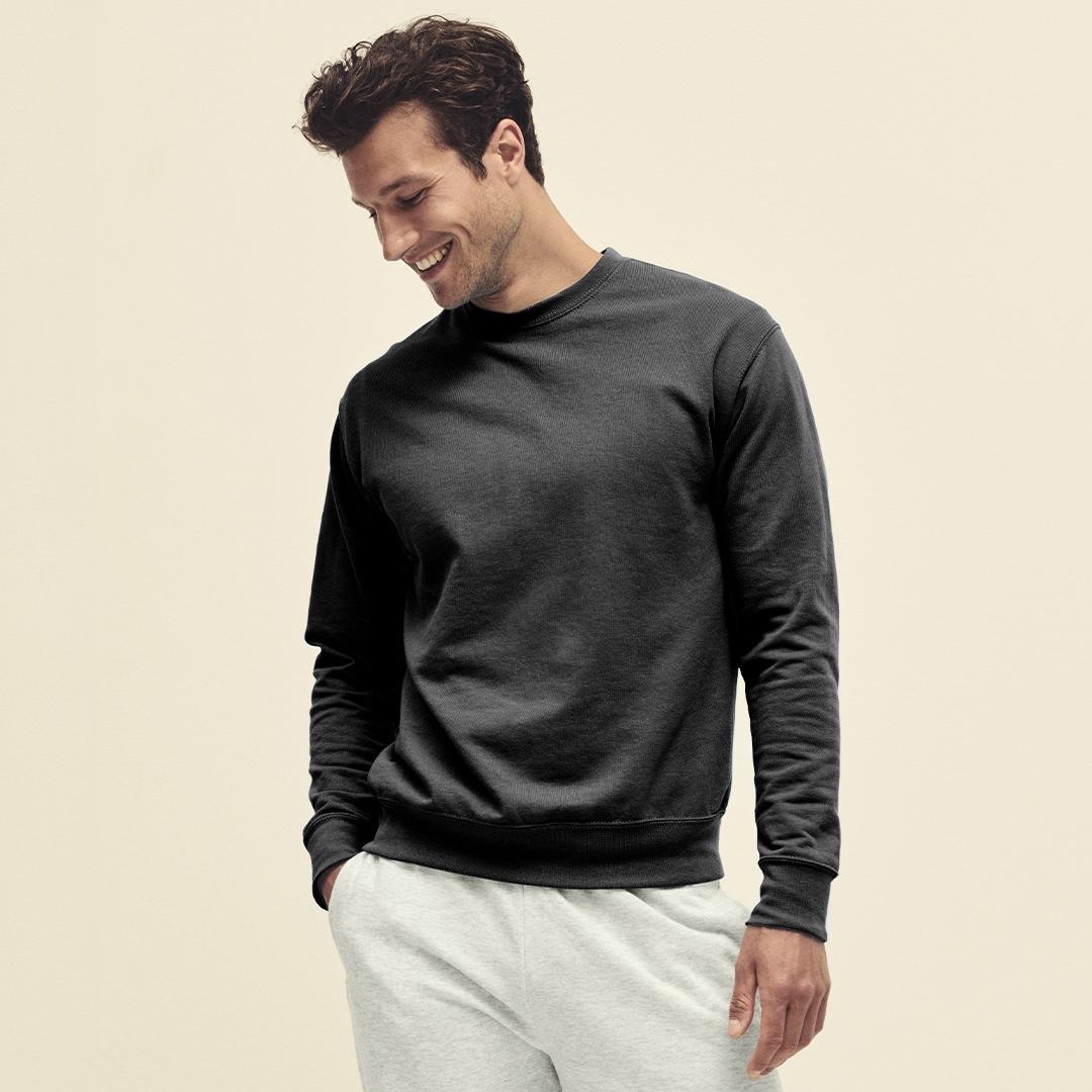Hanorac subțire pentru adulți Lightweight Set-In S gri închis L