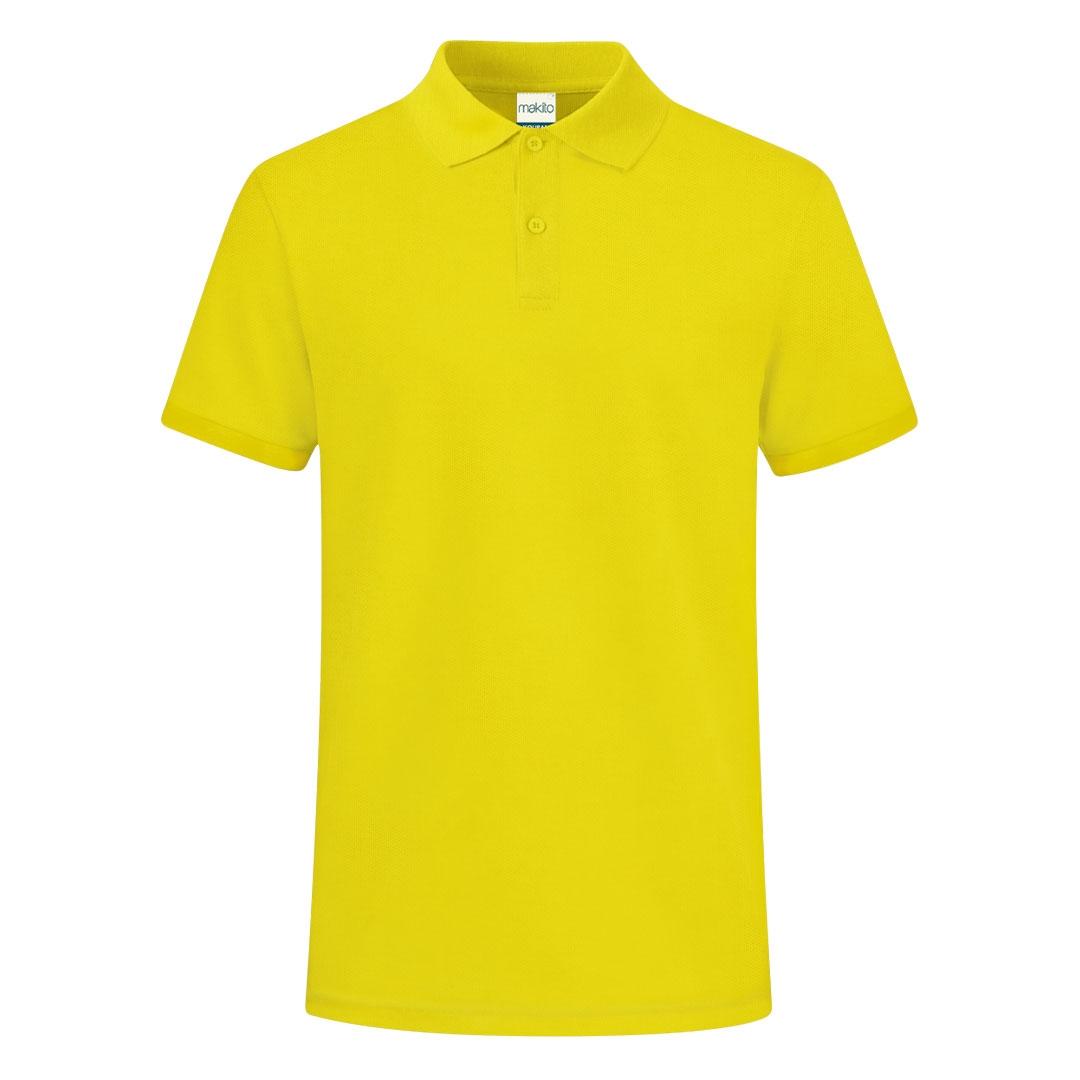 Tricou polo colorat pentru adulți Koupan galben L