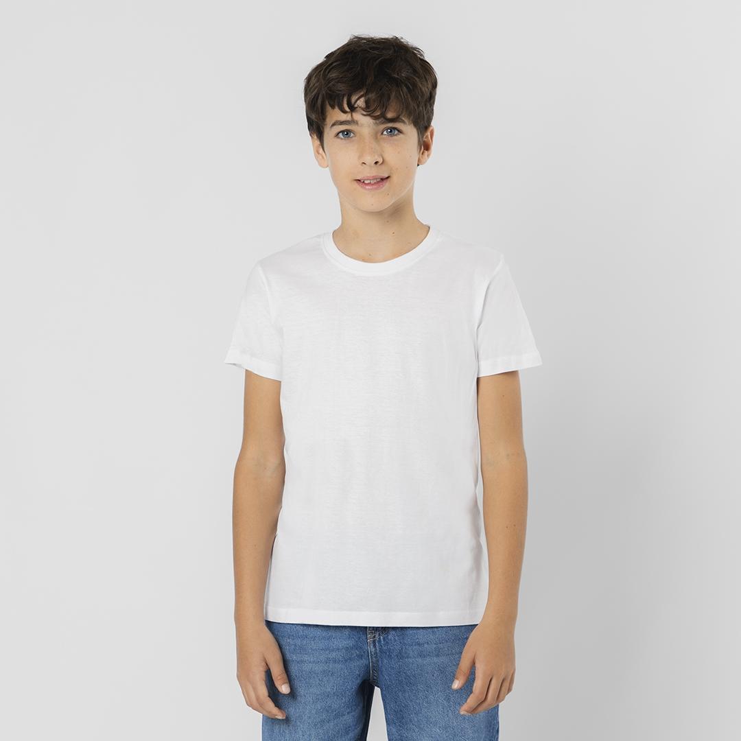 Tricou alb pentru copii Seiyo alb 10-12