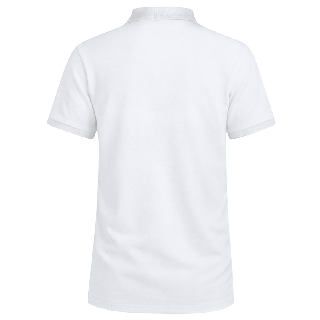 Tricou polo alb pentru adulți Koupan alb M