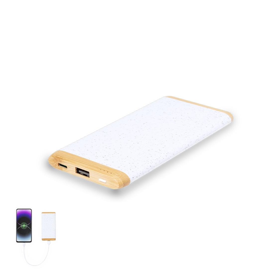 Baterie externă Power Bank Coquin alb