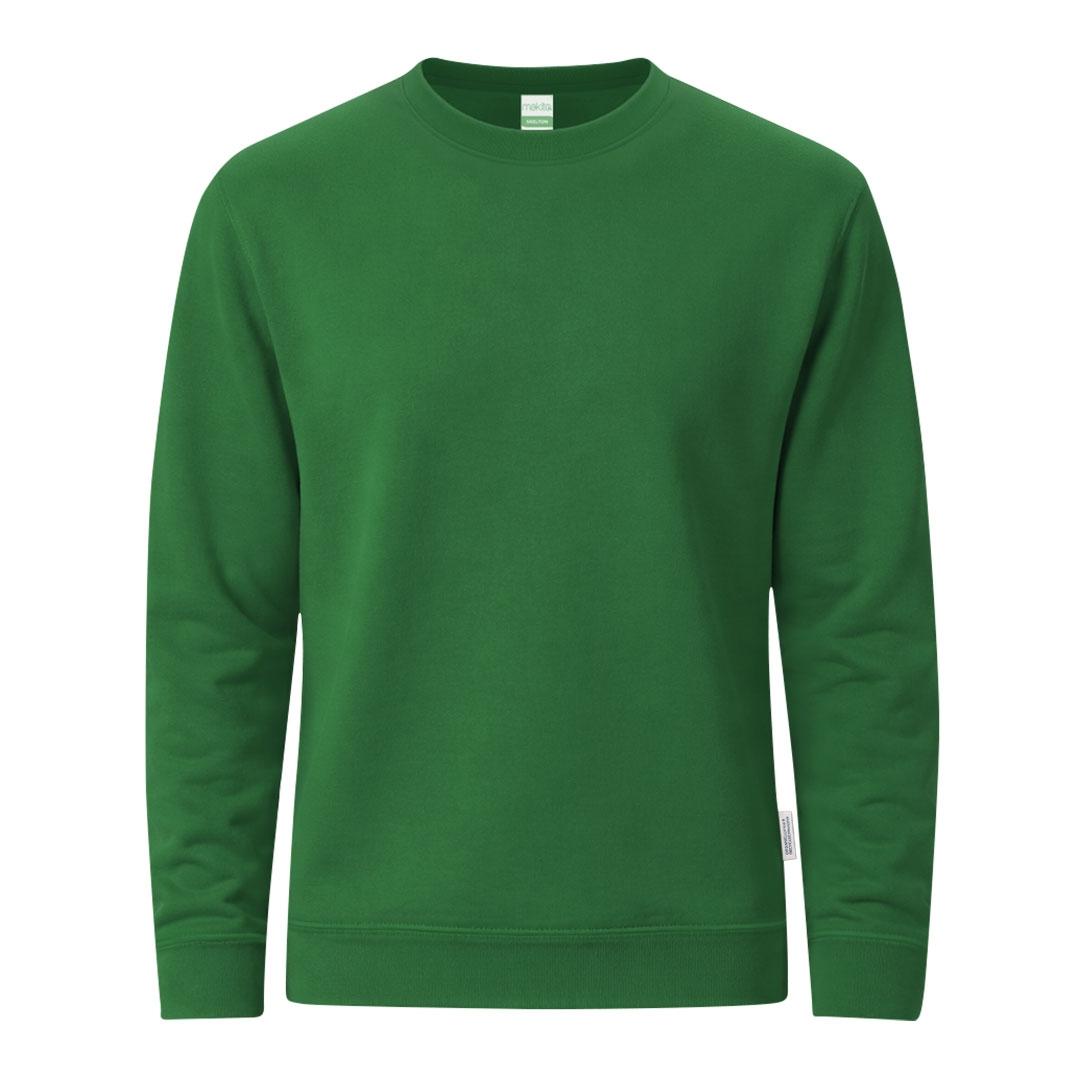 Hanorac fără glugă pentru adulți Skelton verde XS