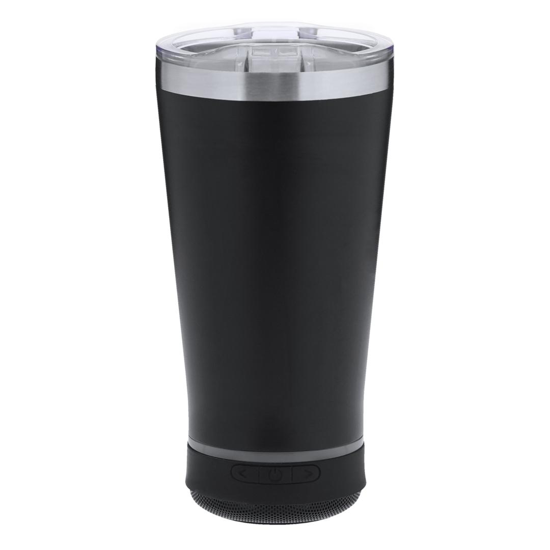 Cană termoizolantă cu boxă integrată Tandix negru