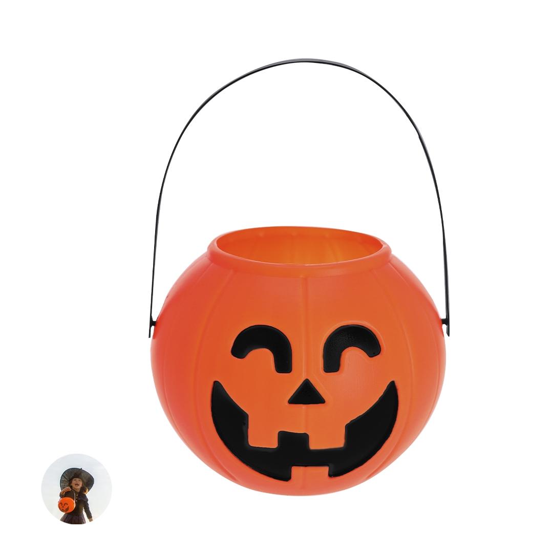 Coș pentru Halloween Cowel portocaliu