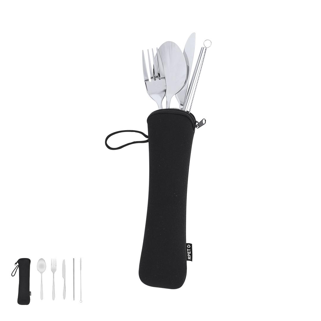 Set de tacâmuri Sinix argintiu
