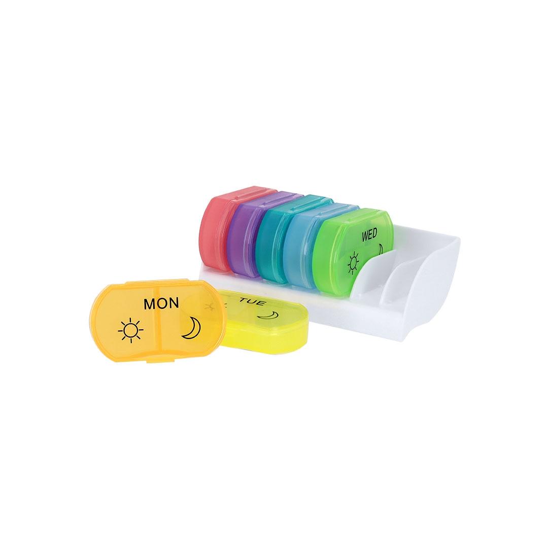 Cutie pentru pastile Parnex curcubeu