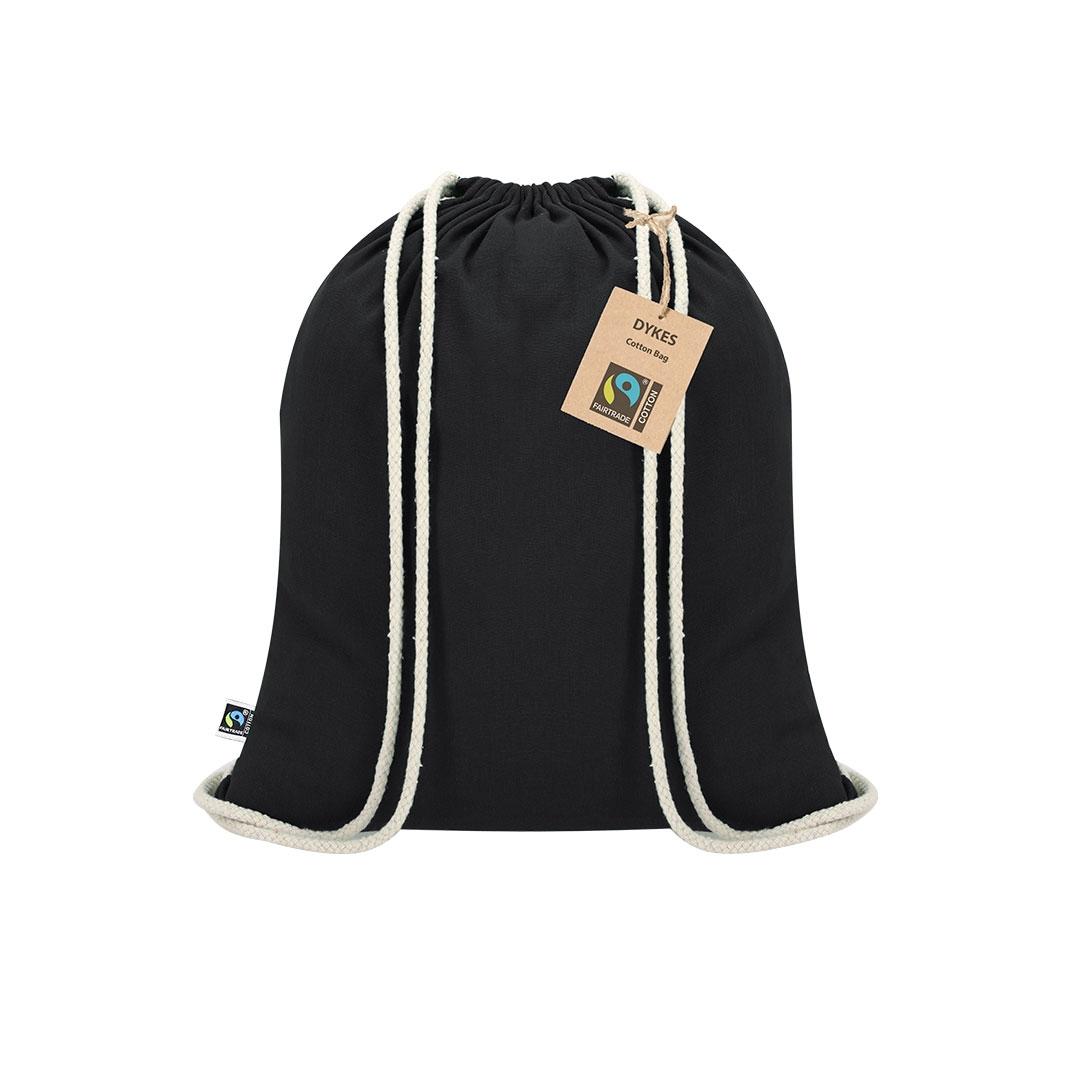 Sac cu șnur Dykes Fairtrade negru