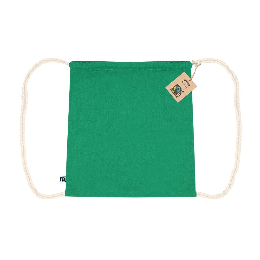 Sac cu șnur Dykes Fairtrade alb