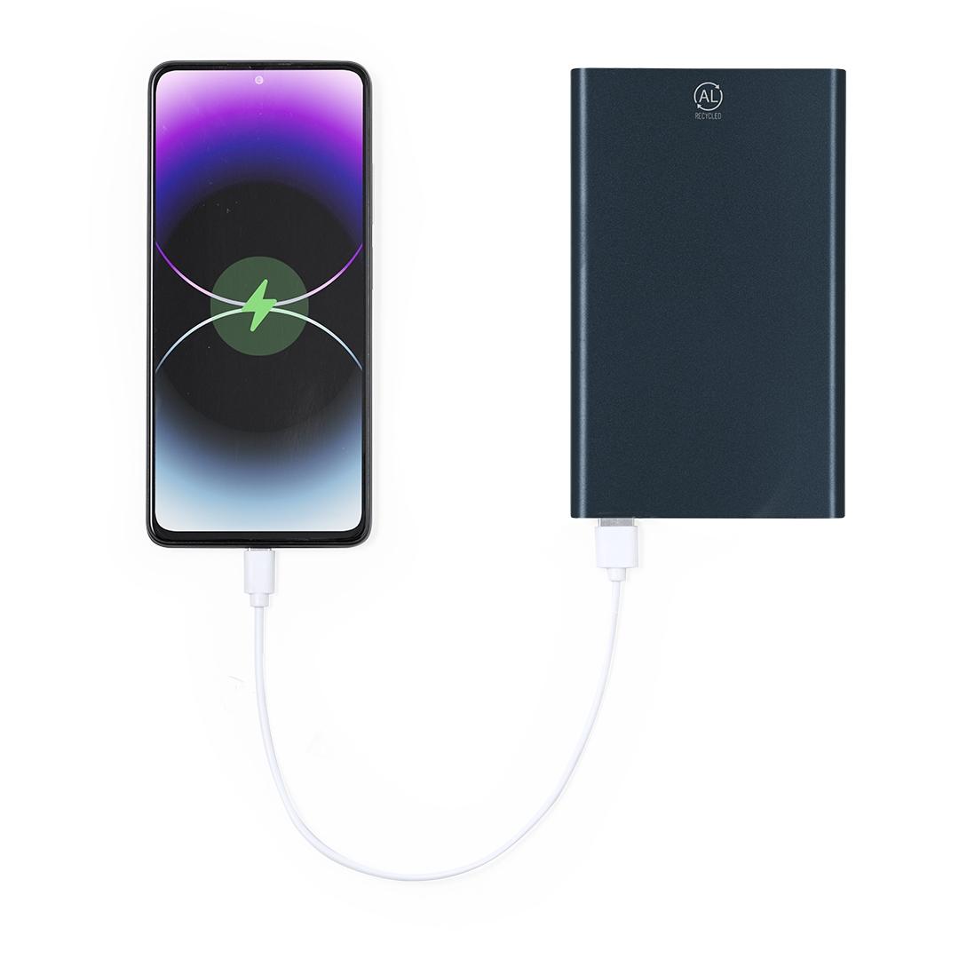 Baterie externă Power Bank Backen argintiu