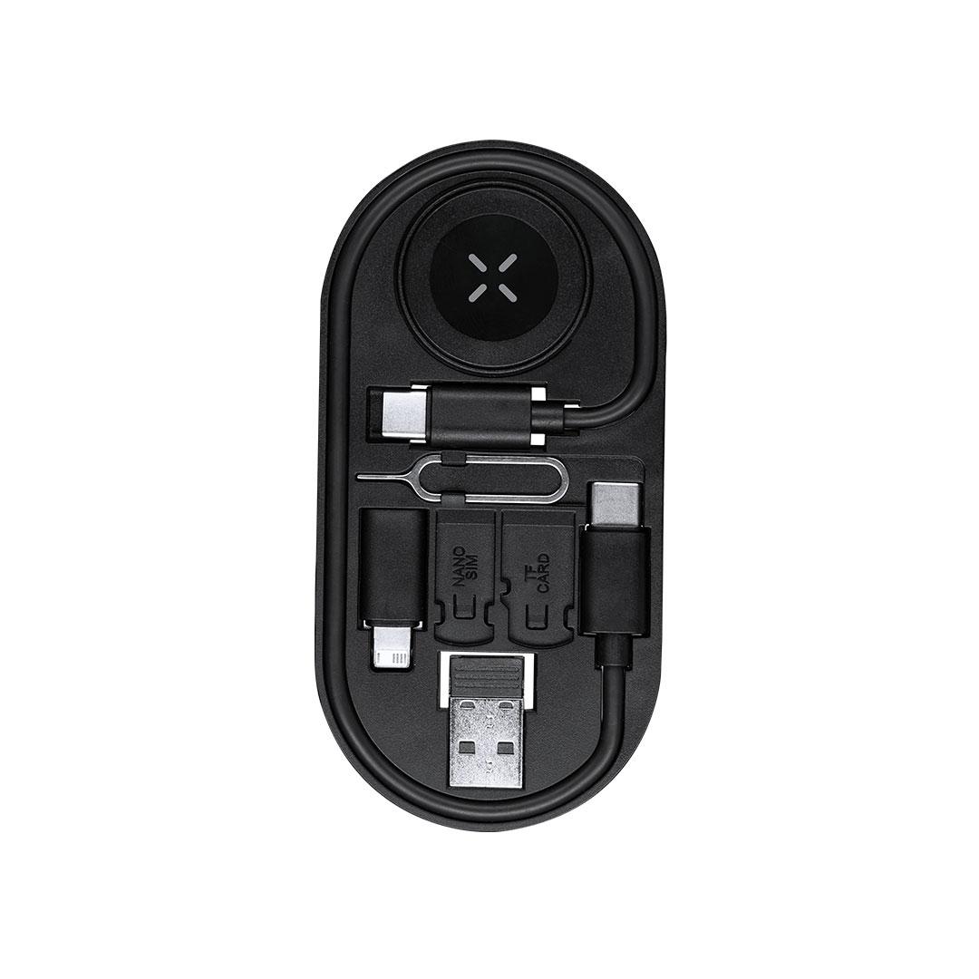 Set cabluri de încărcare Nebrex negru