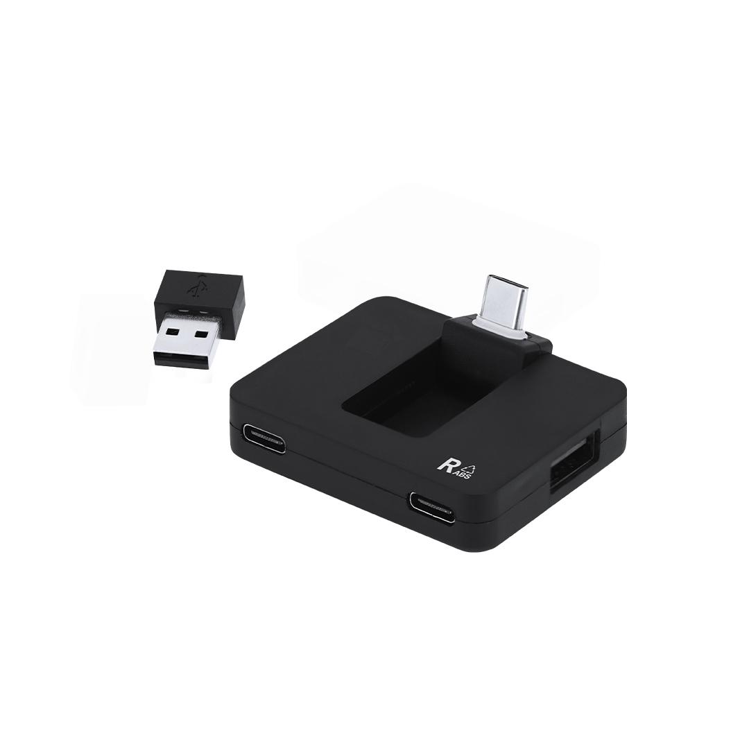 Distribuitor USB Hub Baycen alb