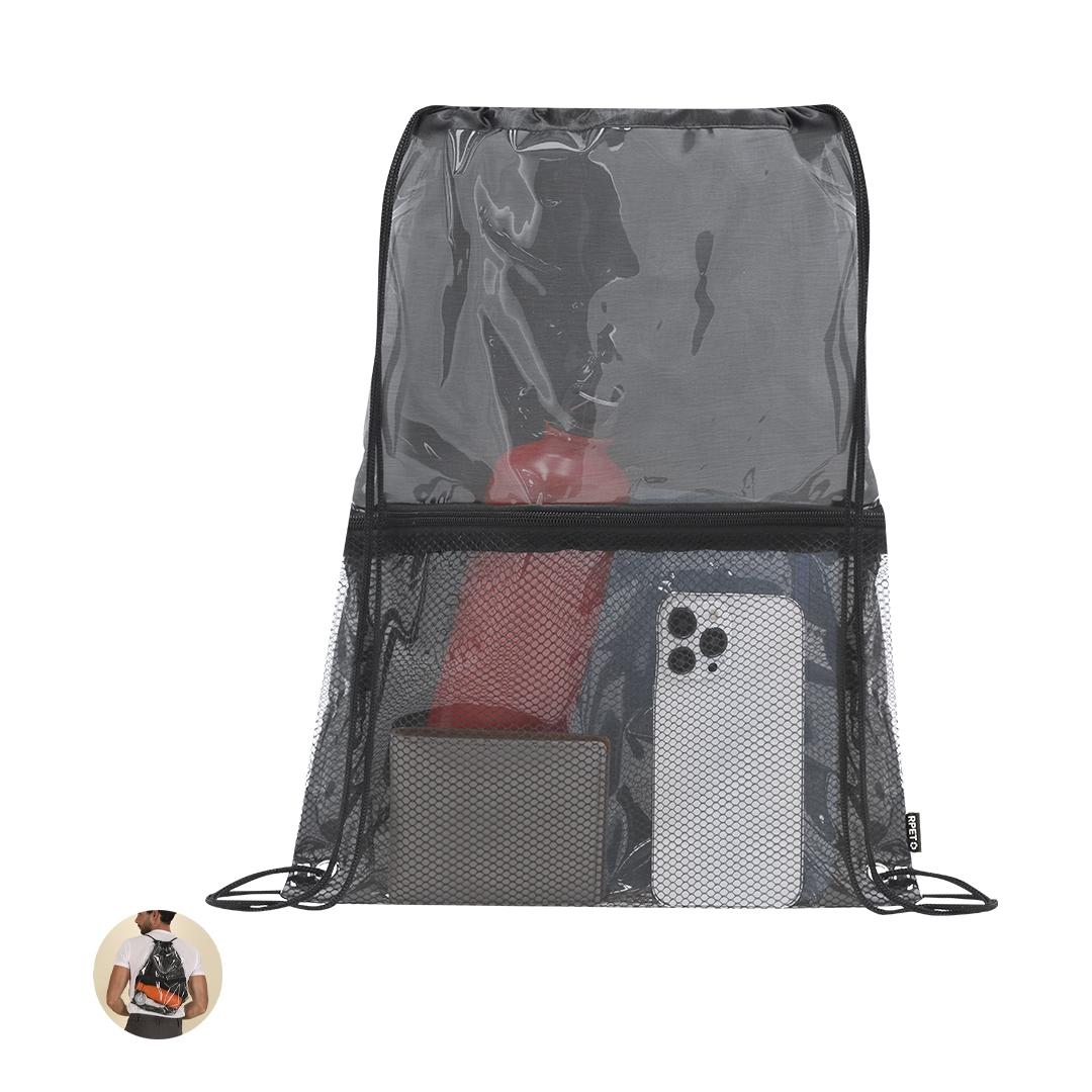 Sac cu șnur Lamdy negru