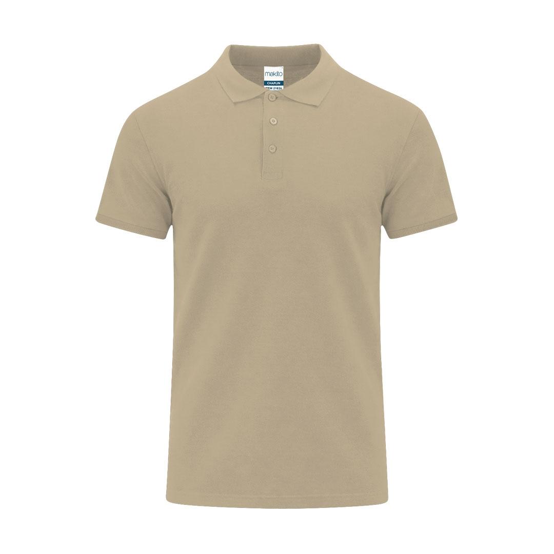 Tricou polo colorat pentru adulți Chaplin nisip L