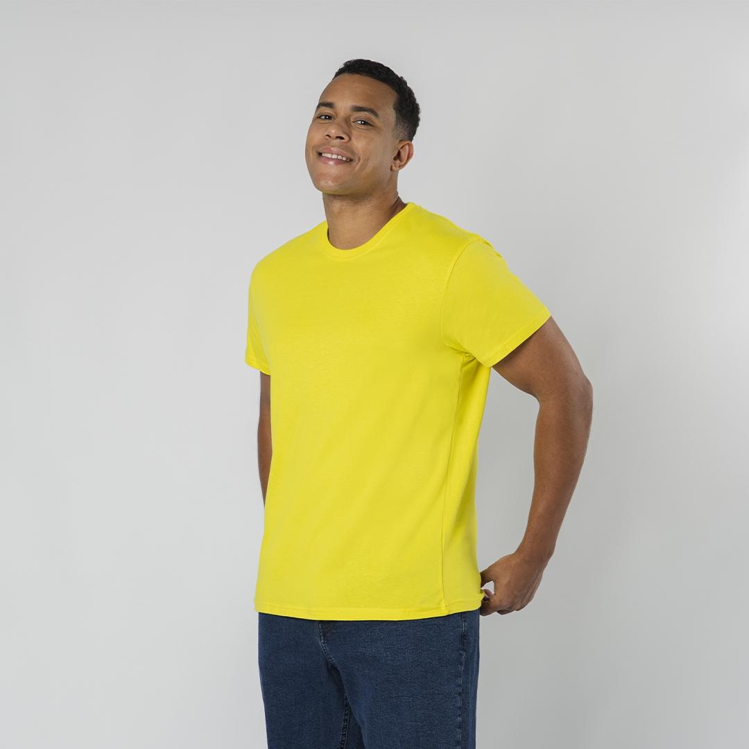 Tricou colorat pentru adulți Stiles galben L