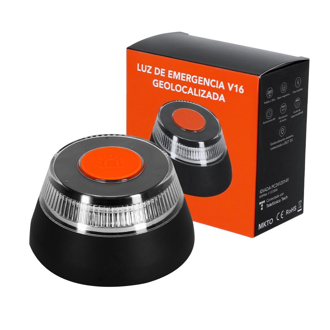 Lumină de urgență V16 geolocalizată Kershaw alb