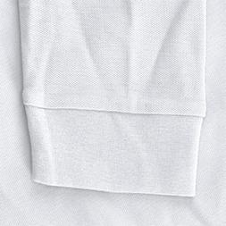 Tricou polo alb pentru adulți Charlot alb 3XL